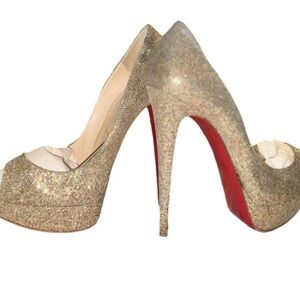 Elegant Gold High Heels